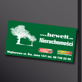 Baner reklamowy Hewelt Nieruchomo�ci